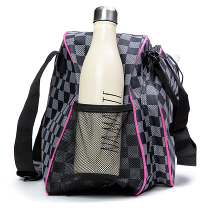 Pink Stripes Pickleball Bag & Sports Tote