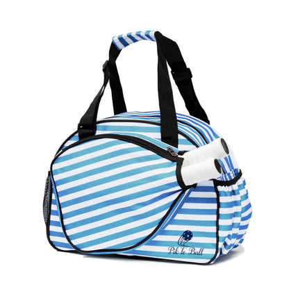 Pink Stripes Pickleball Bag & Sports Tote