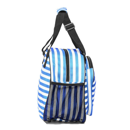 Pink Stripes Pickleball Bag & Sports Tote