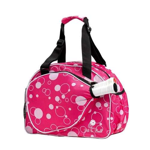 Pink Stripes Pickleball Bag & Sports Tote