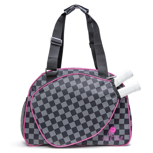 Pink Stripes Pickleball Bag & Sports Tote