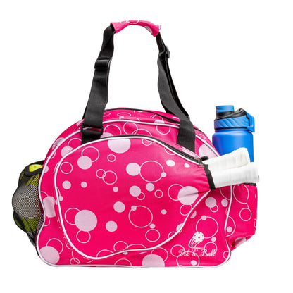 Pink Stripes Pickleball Bag & Sports Tote