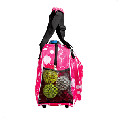 Pink Stripes Pickleball Bag & Sports Tote